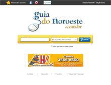 Tablet Screenshot of guiadonoroeste.com.br